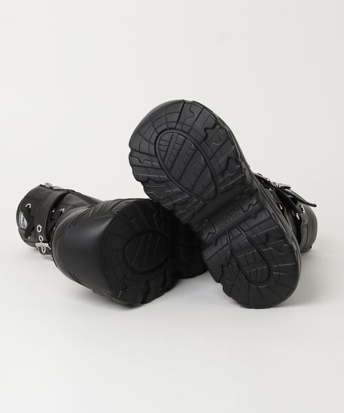 「YOSUKE」 ハイカットスニーカー LL ブラック×パープル レディース_画像3