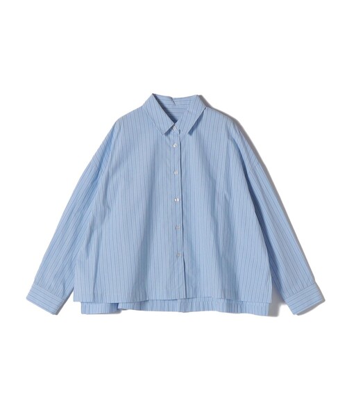 「SHIPS Colors」 長袖シャツ ONE SIZE ライトブルー レディース_画像2