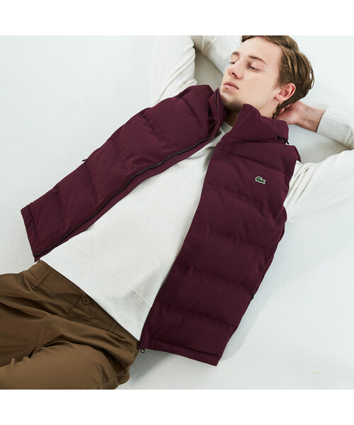 LACOSTE（ラコステ） ダウンベスト ベスト ピケダウンベスト メンズ