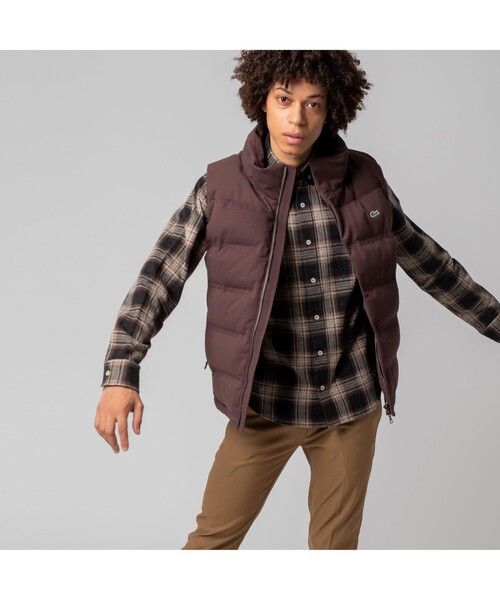 Lacoste ダウンベスト クロコバックステッチダウンベスト | LACOSTE/ラコステ | 三越伊勢丹