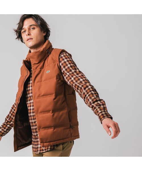LACOSTE（ラコステ） ダウンベスト ベスト ピケダウンベスト メンズ