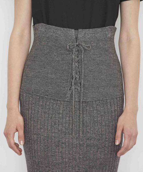 フリーで スカート MELANGE WOOL LACE-UP SKIRT ZOZOTOWN PayPayモール店 - 通販 - PayPayモール のある