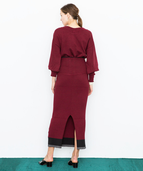 フリーで スカート MELANGE WOOL LACE-UP SKIRT ZOZOTOWN PayPayモール店 - 通販 - PayPayモール のある