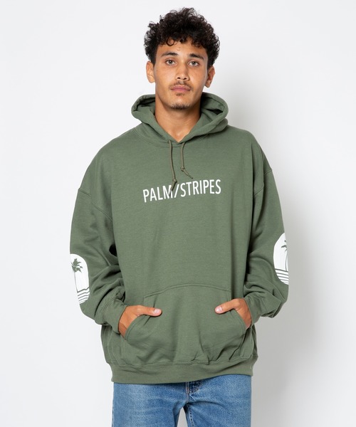 Revo. パーカー 「Safari掲載」LOGO SWEAT HOODIE by PALM/STRIPES 