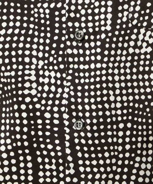 UNION STATION シャツ 総柄オープンカラーシャツ「JAPAN FABRIC