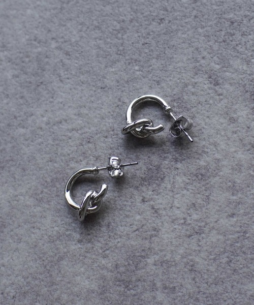 Port ピアス ノット フープ レディース メンズ : ZOZOTOWN Yahoo!店