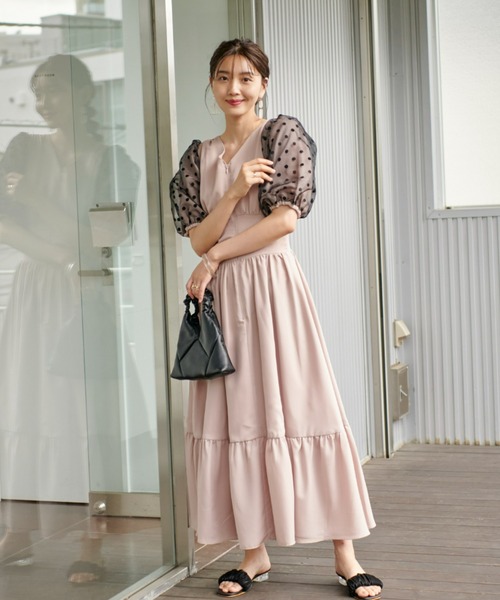 ワンピース ウエストマークドットチュールワンピース Zozotown Paypayモール店 通販 Paypayモール