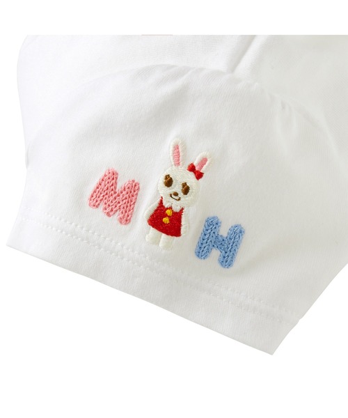 MIKI HOUSE（ミキハウス） ブラウス シャツ うさこ刺繍半袖ブラウス 