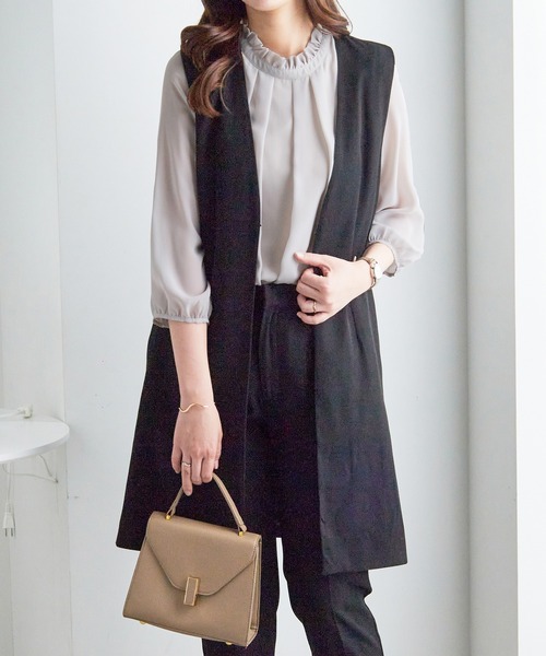 Viola e Viola（ヴィオラ エ ヴィオラ） ブラウス シャツ フリル衿