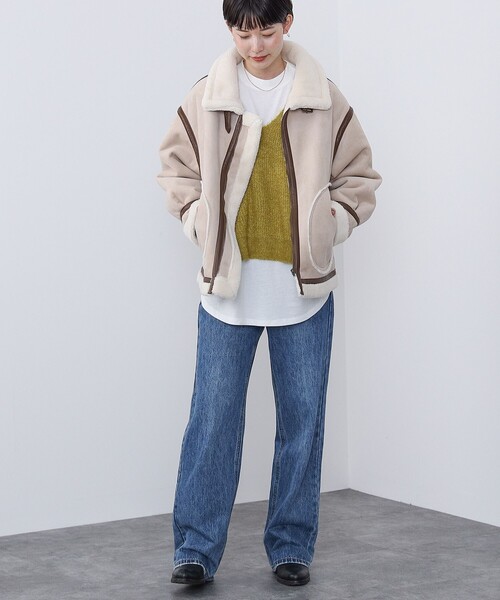 【美品】Beams ビームス ムートンコート BEAMS+（ビームスプラス） ムートンジャケット ムートンコート BEAMS