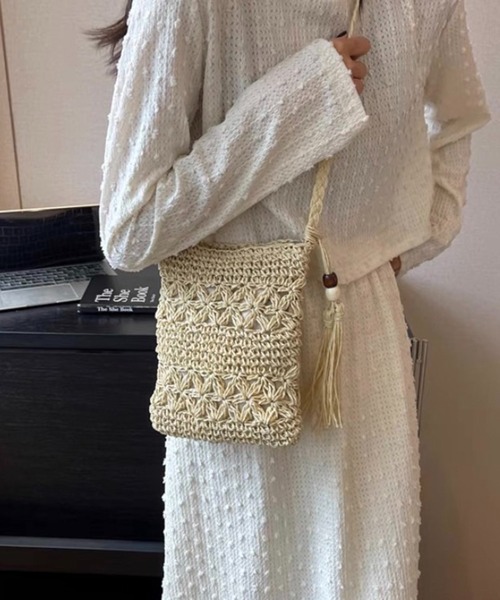 pumpkin port（パンプキンポート） ショルダーバッグ バッグ 編み