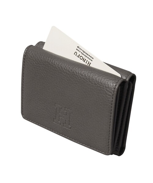 財布 「センプレ」三つ折り財布 レザー ウォレット 本革（商品番号：P25-50330） レディースの画像