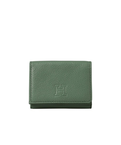 財布 「センプレ」三つ折り財布 レザー ウォレット 本革（商品番号：P25-50330） レディースの画像