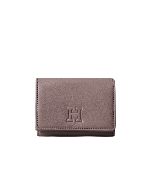 財布 「センプレ」三つ折り財布 レザー ウォレット 本革（商品番号：P25-50330） レディースの画像