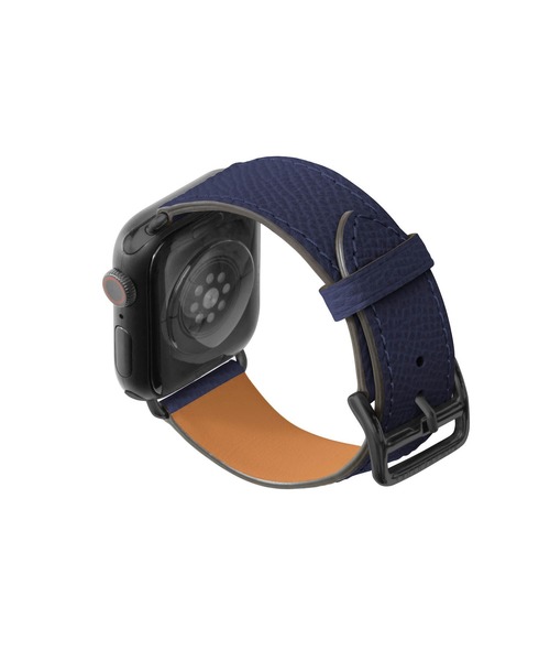 腕時計 ノービレ Apple Watch レザーバンド「38mm/40mm/41mm/42mm， M/Lサイズ」 (アダプター：ブラック) レディースの画像
