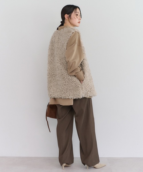 Bonjour Sagan（ボンジュールサガン） ベスト ジレ プードルファー