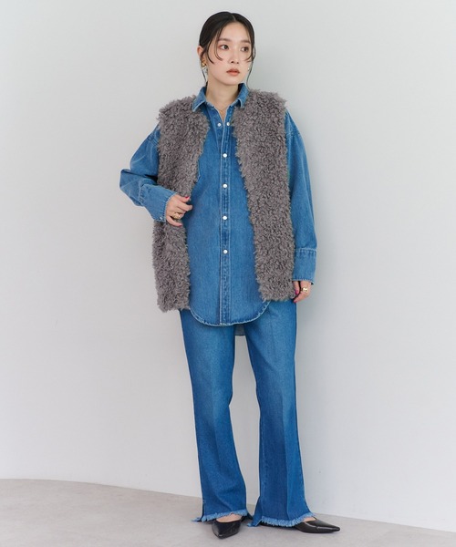 Bonjour Sagan（ボンジュールサガン） ベスト ジレ プードルファー