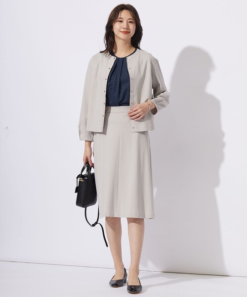 カーディガン 「洗える・セットアップ対応」Tricot ジャケット カーディガン レディース カーディガン 「洗える・セットアップ対応」Tricot ジャケット