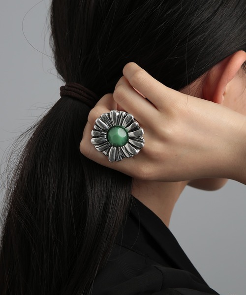 アプロジオアンドコー*ビーズお花のリング FREAK'S STORE（フリークスストア）の「Otro Accesorio/オトロ