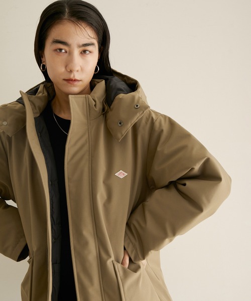 DANTON」 ダウンジャケット S ベージュ系その他 レディース 