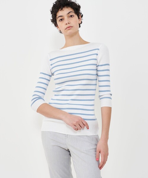 GALERIE VIE（ギャルリー ヴィー） ニット セーター ギザコットンリブ