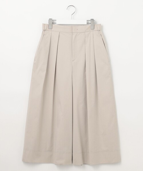 新品　タグ付き　自由区 ホワイト ガウチョパンツ 38 自由区 パンツ タックガウチョ レディース : ZOZOTOWN Yahoo!店