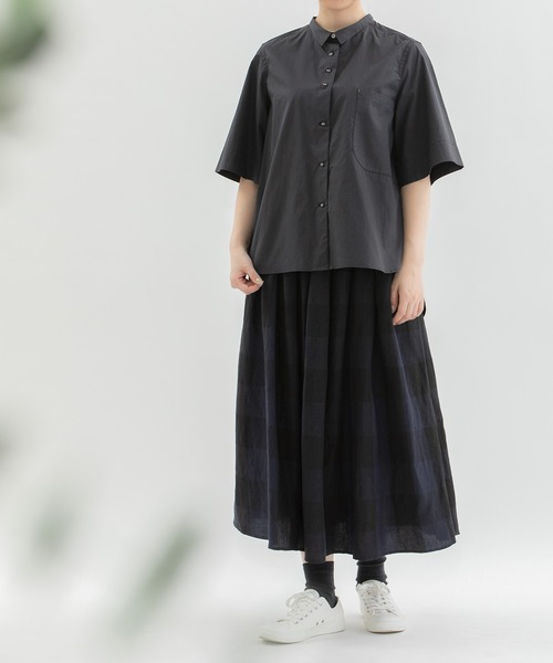 「nop de nod」 長袖ブラウス M ブルー レディース nop de nod 「nop nod」 長袖ブラウス M ブルー レディース