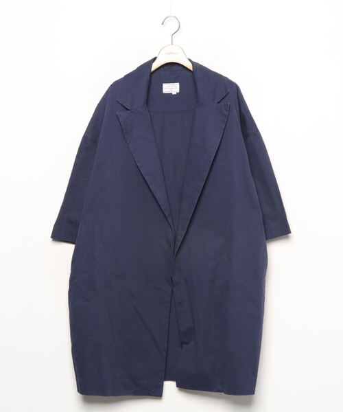 GALLEGO DESPORTES」 チェスターコート M ネイビー レディース 
