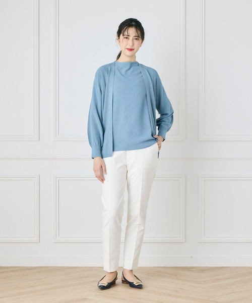 INED パンツ Louise美脚テーパードパンツ レディース : ZOZOTOWN
