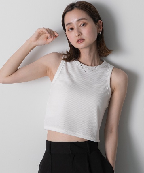 ad thie（アドティエ） タンクトップ ノースリーブ アメリカンスリーブ