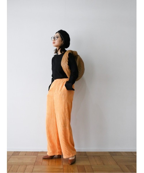 Katrin TOKYO パンツ color corduroy straight pants レディース