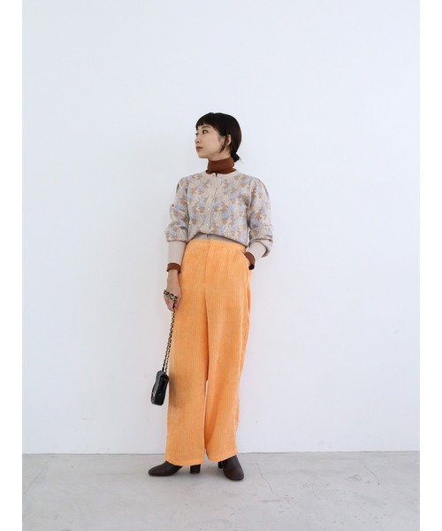 Katrin TOKYO パンツ color corduroy straight pants レディース