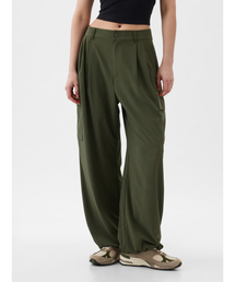 GAP（ギャップ） カーゴパンツ Gapfit ハイライズ ランアラウンド