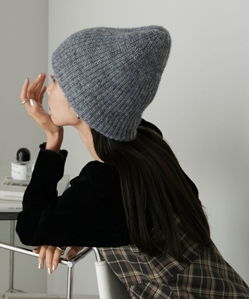 専用品　フォクシー　ニット帽 forksy.（フォルクシー） ニット帽 ニットキャップ 「forksy.」リブ