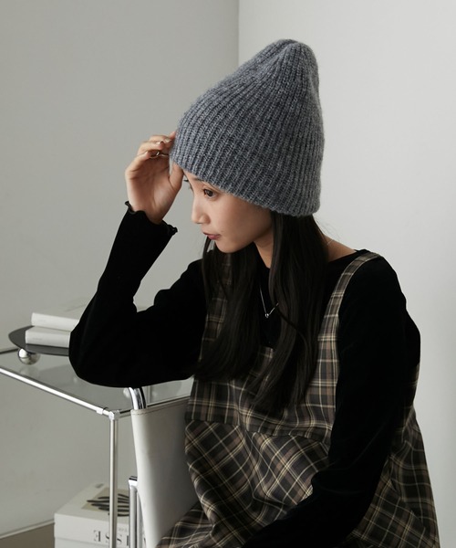 専用品　フォクシー　ニット帽 forksy.（フォルクシー） ニット帽 ニットキャップ 「forksy.」リブ