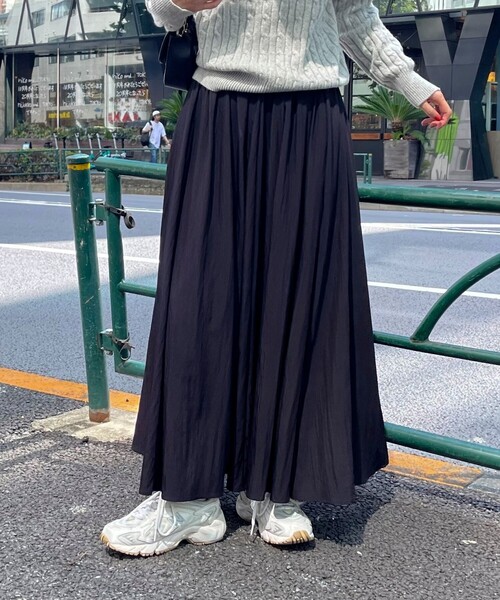 fredy emue スカート シルキーレーヨンフレアースカート
