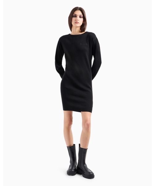 EMPORIO ARMANI ニットワンピース12A ARMANI EXCHANGE ワンピース 「A|X アルマーニ エクスチェンジ」バック