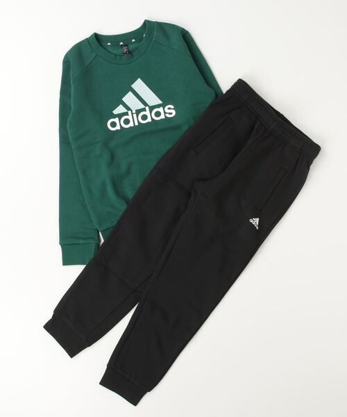 新品 アディダス セットアップ フリース もこもの スカート 秋冬 長袖 adidas（アディダス） セットアップ エッセンシャルズ ビッグロゴ