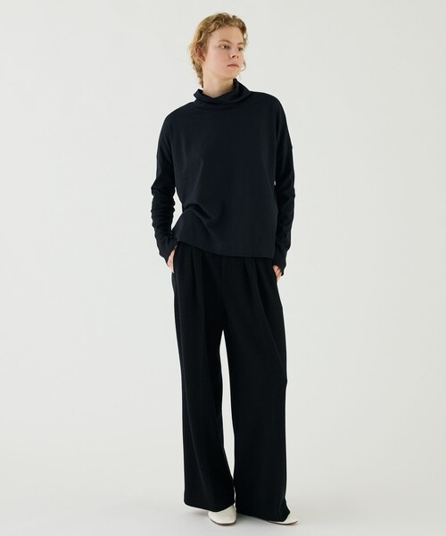 GALERIE VIEネイビータートルネック とtシャツのセット GALERIE とt
