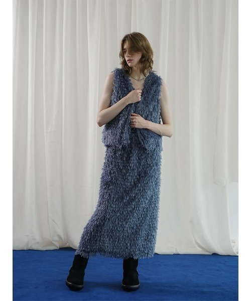 ベスト ジレ GLITTER FEATHER VEST レディース ベスト ジレ GLITTER FEATHER VEST レディース : ZOZOTOWN Yahoo