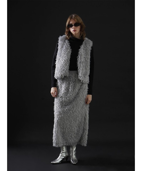 ベスト ジレ GLITTER FEATHER VEST レディース ベスト ジレ GLITTER FEATHER VEST レディース : ZOZOTOWN Yahoo