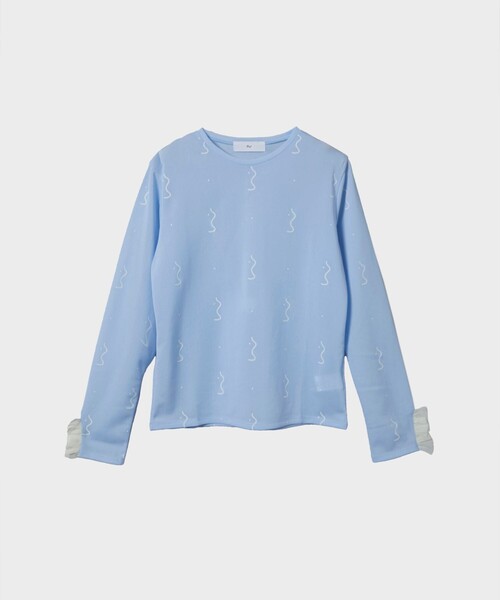 tシャツ Tシャツ 「PoI/ポイ」locky print LS/シアートップス レディース