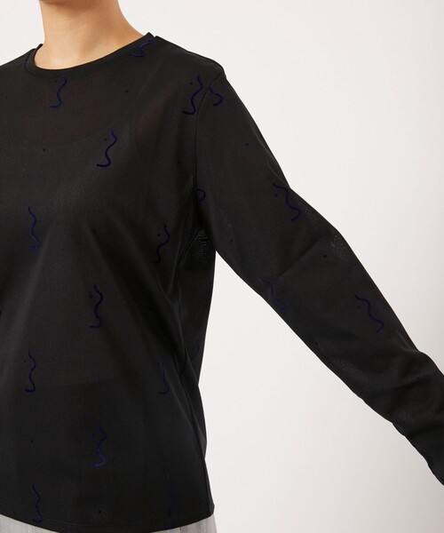 PoI tシャツ Tシャツ 「PoI/ポイ」locky print LS/シアー