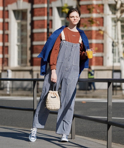MILKFED  サロペット　今季 MILKFED. サロペット オーバーオール WORK STYLE SALOPETTE