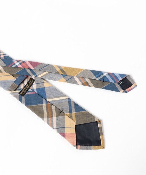 BEAMS F ネクタイ BROCKLEHURST / コットン チェック柄 : ZOZOTOWN 