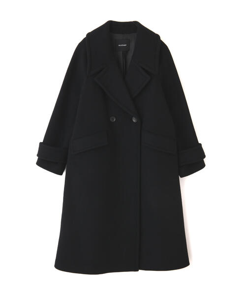 美品　TOUGH jeansmith ロングコート　ブラック ピーコート JILL STUART ピーコート pコート ダブルビーバーロングコート