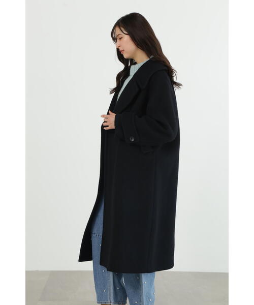 JILL STUART ピーコート pコート ダブルビーバーロングコート