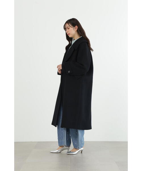 JILL STUART ピーコート pコート ダブルビーバーロングコート