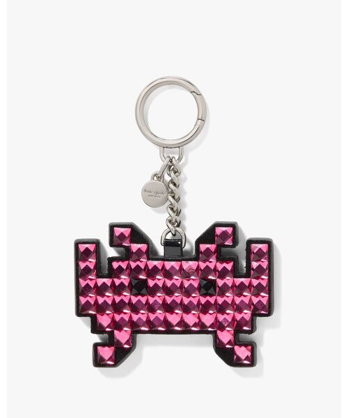 kate spade ケイトスペード　チャーム　キーホルダー　ブラック　ドット KA057_960