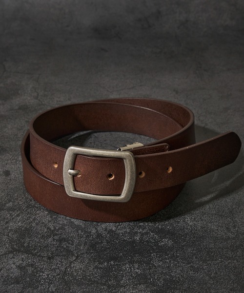 Lee（リー） ベルト 「Lee」レザーナロースクエアベルト メンズ
